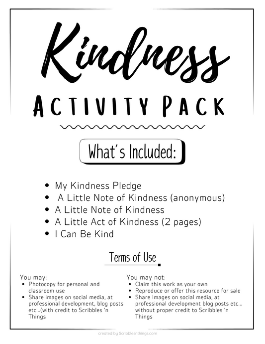 Kindness Activity Pack